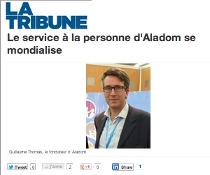 Illustration de l'article [La Tribune] Le service à la personne d'Aladom se mondialise