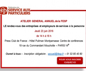 Illustration de l'article Atelier Général annuel de la FESP à Paris le 23 juin 2016