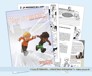 Illustration de l'article Lucy et Valentin créent leur entreprise