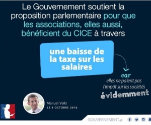 Illustration de l'article Manuel Valls annonce la création d'un crédit d'impôt pour les associations