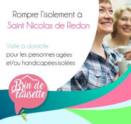 Illustration de l'article « Brin de causette » : Nouveau dispositif de visites à domicile pour les personnes isolées sur Saint Nicolas de Redon