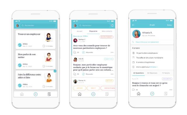 Illustration de l'article IPERIA lance RAVie, une application dédiée aux assistants de vie