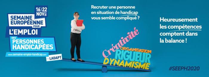 Illustration de l'article Semaine pour l'emploi des personnes handicapées du 16 au 22 novembre 2020