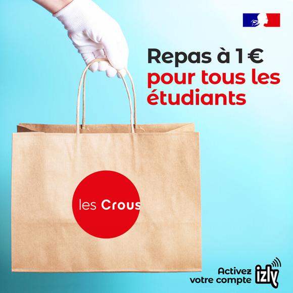 Illustration de l'article Plus de 300 000 étudiants ont bénéficié d'un repas à 1€ en février 2021