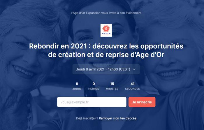 Illustration de l'article Webinar pour découvrir Age d'Or Services