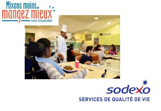 Illustration de l'article Avec « Mixons moins, mangez mieux » Sodexo propose des repas plus savoureux aux personnes handicapées