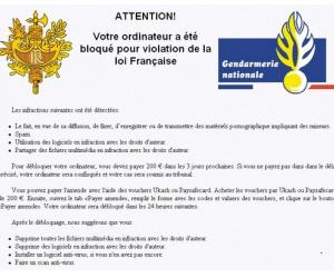 Illustration de l'article Comment supprimer le virus gendarmerie ?