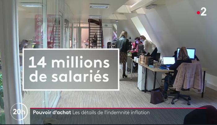 Illustration de l'article Aladom dans le JT de 20h de France 2 du 18 novembre 2021