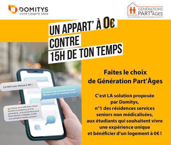Illustration de l'article Rentrée étudiante : Domitys propose une solution gratuite pour se loger