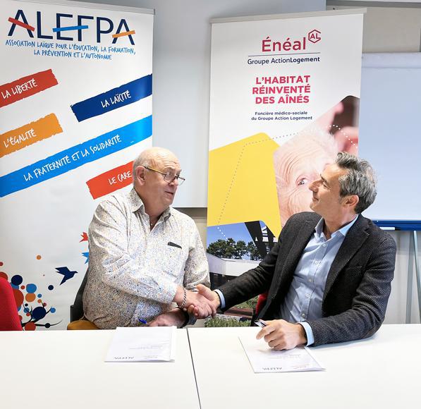Illustration de l'article L’ALEFPA et ÉNÉAL proposent une offre d’habitat et d’accompagnement des personnes âgées