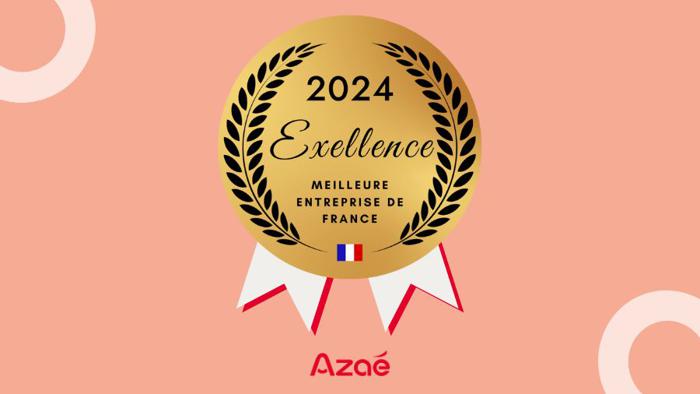 Illustration de l'article Azaé a été distinguée en tant que "Meilleure Entreprise de France 2024"