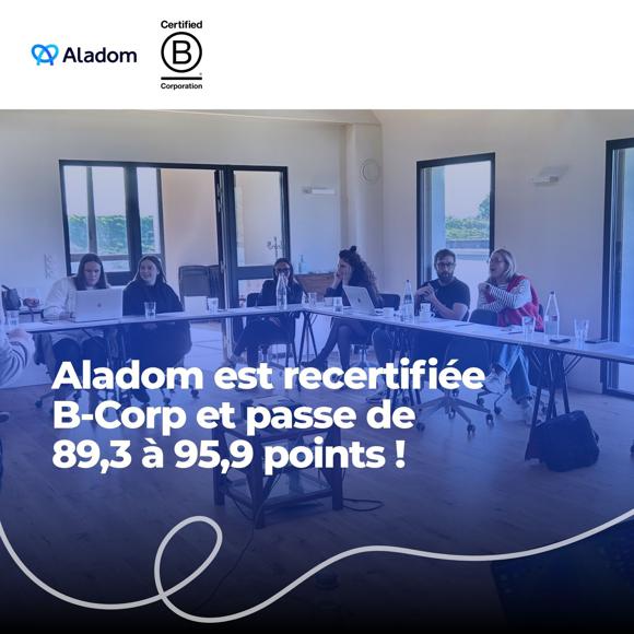 Illustration de l'article Aladom recertifiée B-Corp