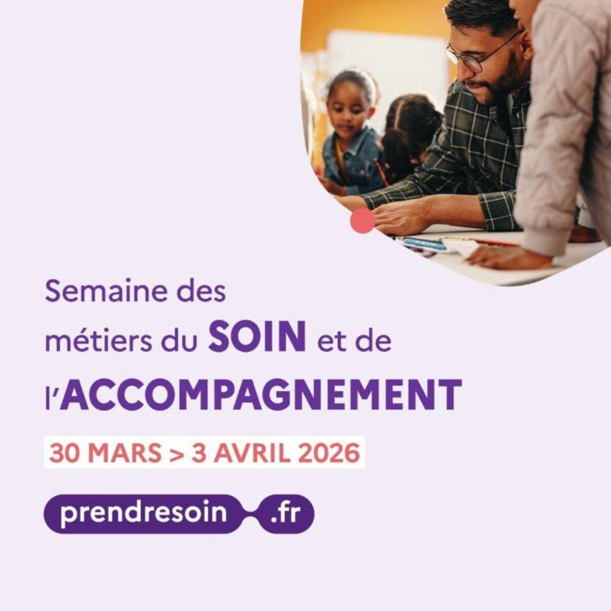 Illustration de l'article Semaine des métiers du soin et de l’accompagnement : valoriser celles et ceux qui prennent soin des autres