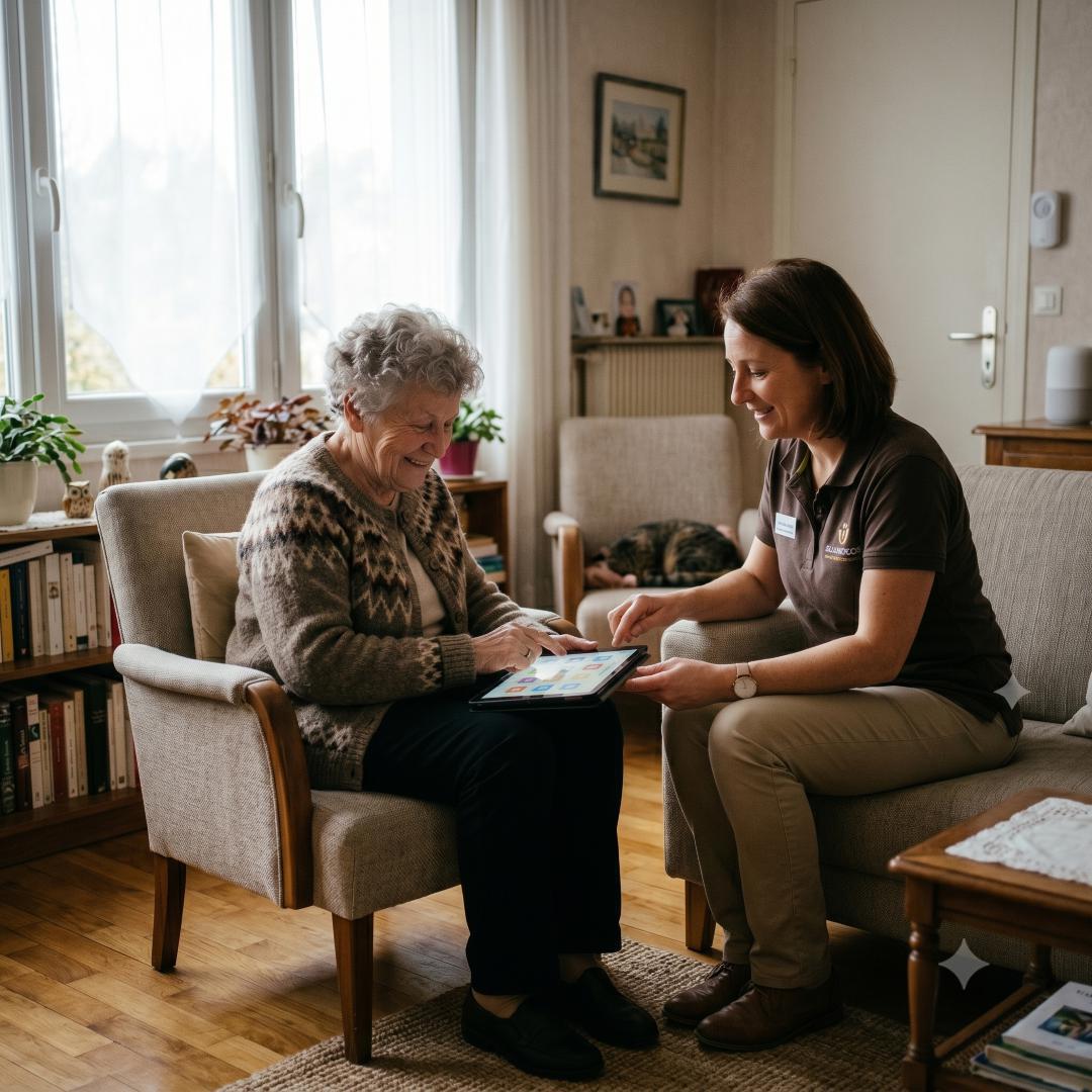 Illustration de l'article Intelligence artificielle et seniors : une aide pour le maintien à domicile ?