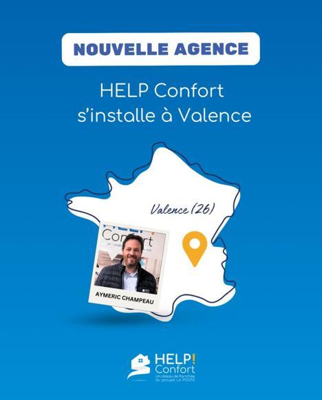 Illustration de l'article Une nouvelle agence HELP Confort ouvre ses portes à Valence sous la direction d'Aymeric Champeau