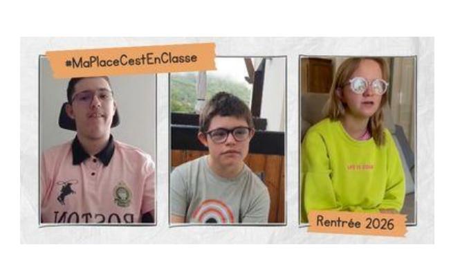 Illustration de l'article Rentrée 2026 : Le collectif « Ma place c'est en classe » rappelle que l'école inclusive profite à toute la société
