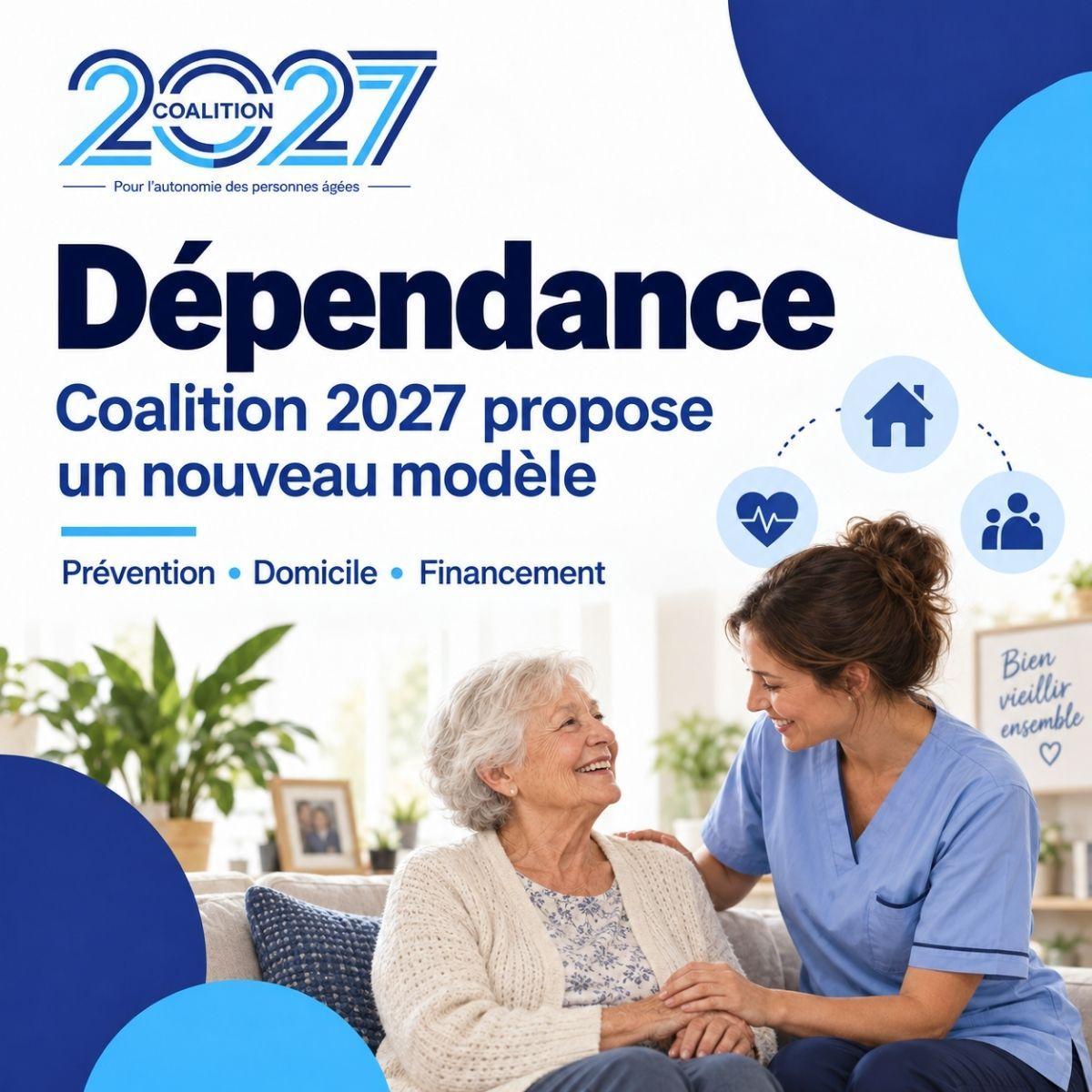 Illustration de l'article Dépendance : Coalition 2027 dévoile son modèle pour prévenir plus tôt et financer le virage domiciliaire