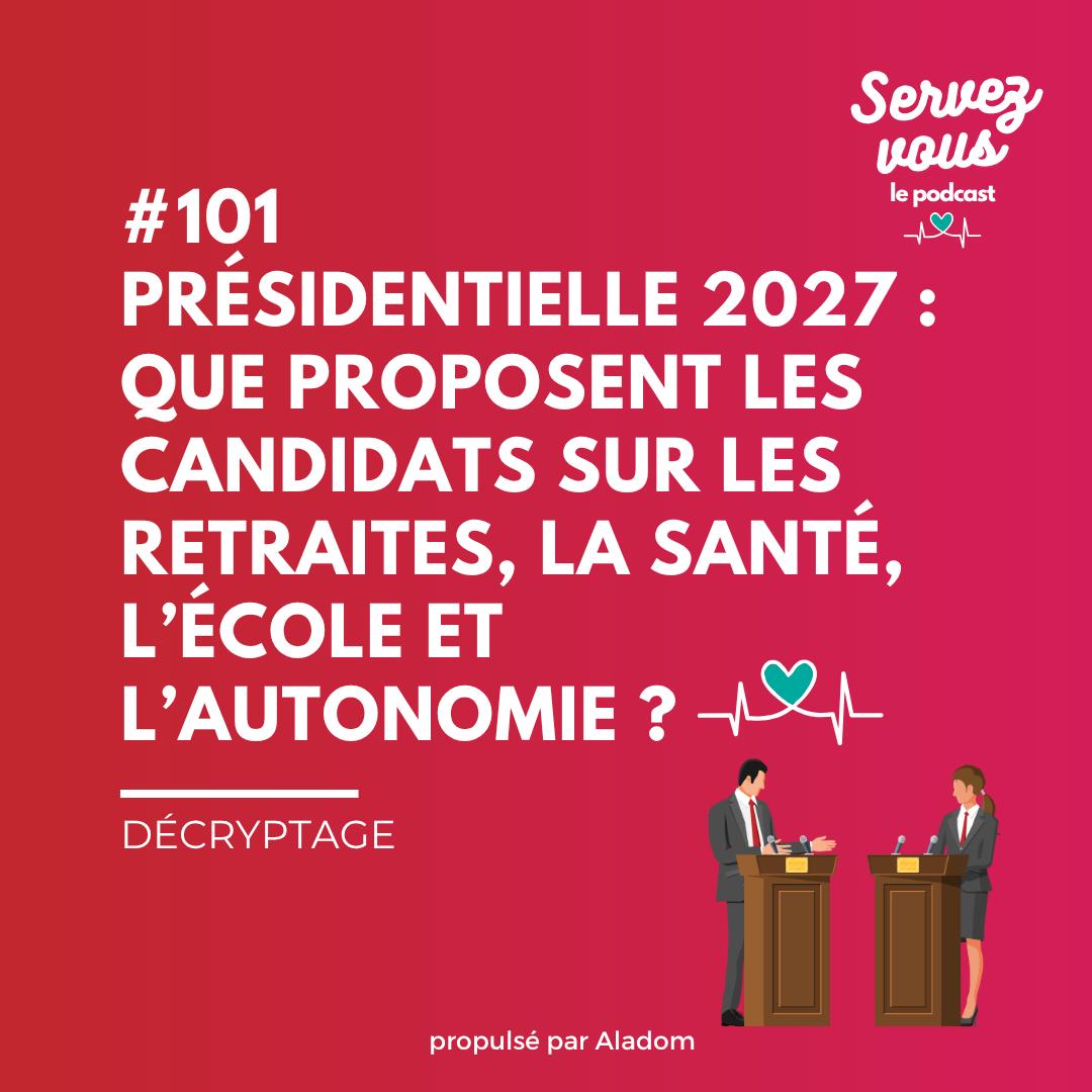 Illustration de l'article Présidentielle 2027 : que proposent les candidats sur les retraites, la santé, l’école et l’autonomie ?