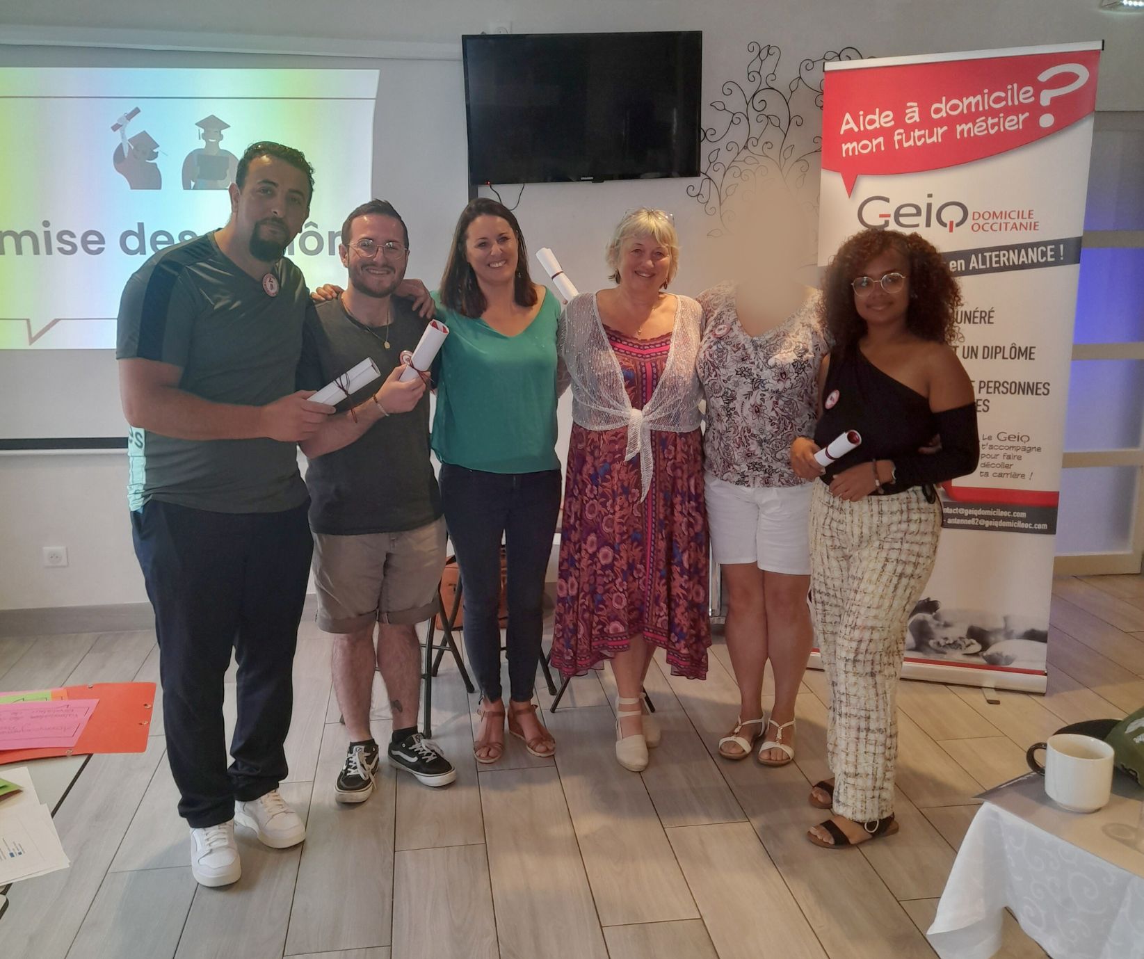 illustration Aide à domicile en apprentissage H/F