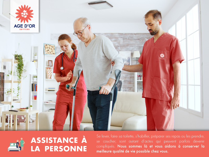 illustration Assistant / Assistante de vie auprès de personnes âgées H/F