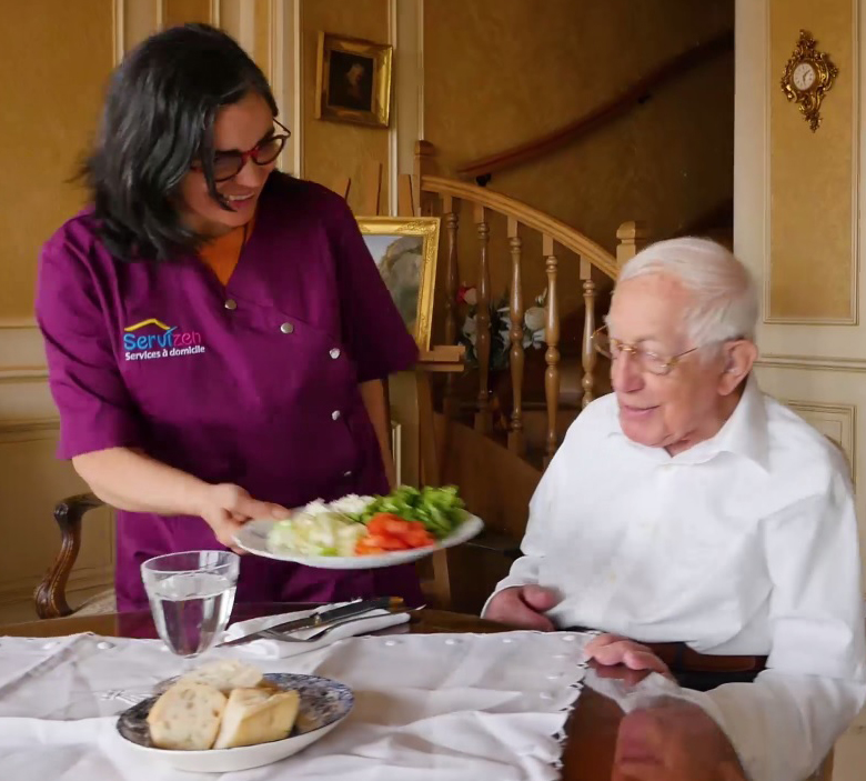 illustration Auxiliaire de vie H/F