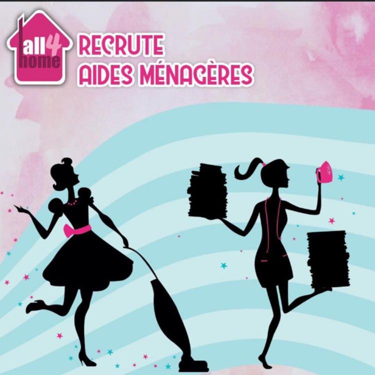 illustration Aide ménager / ménagère à domicile H/F