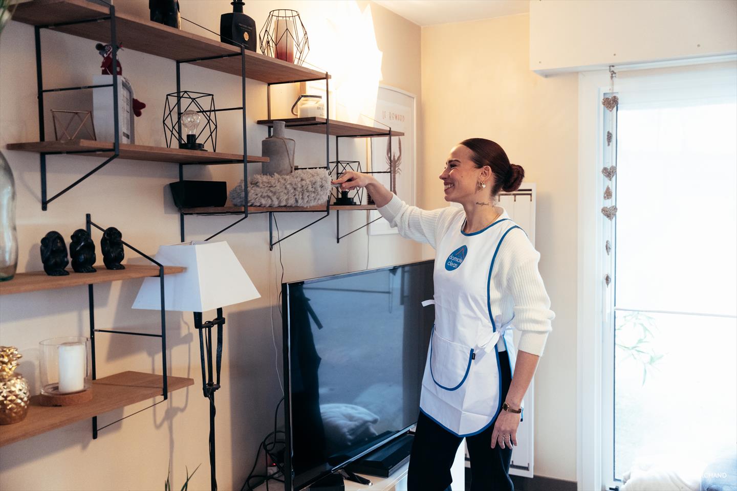 illustration Aide ménager / ménagère à domicile