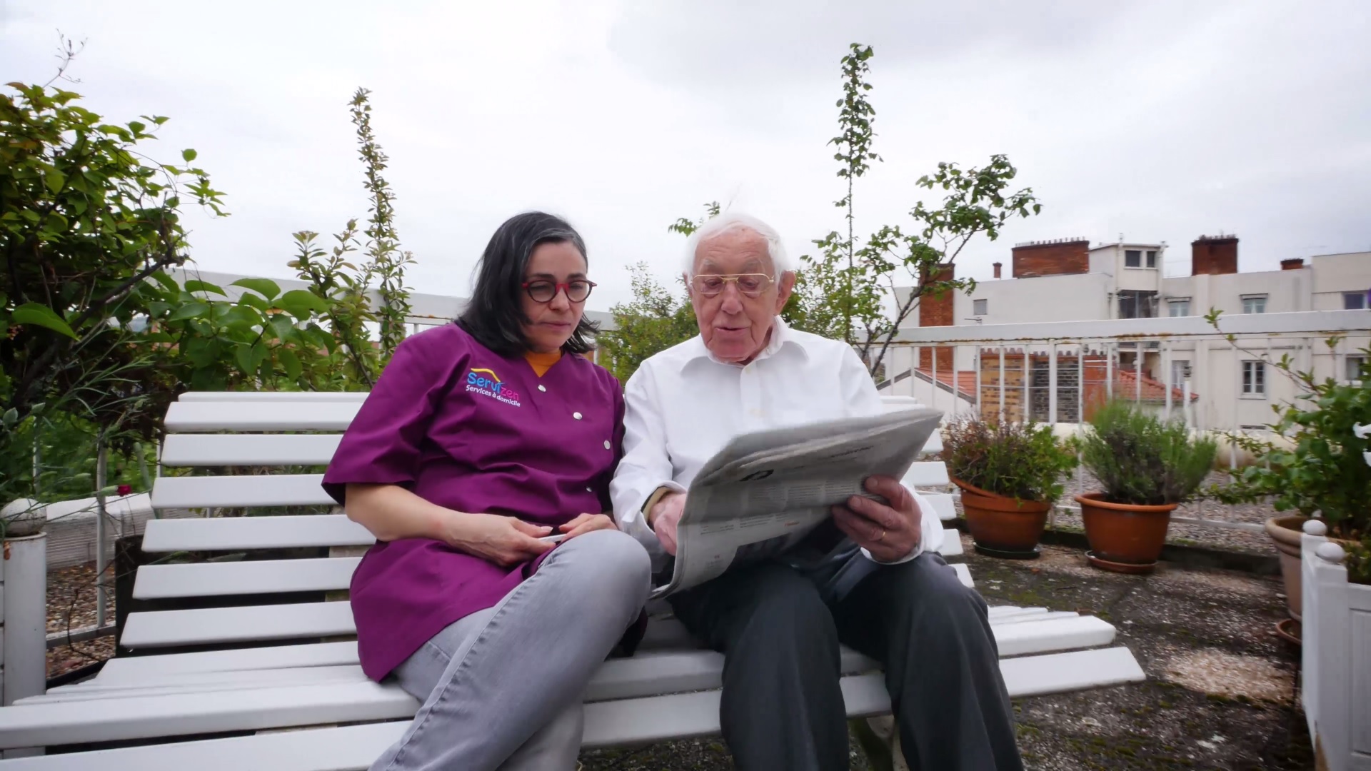 illustration Auxiliaire de vie H/F