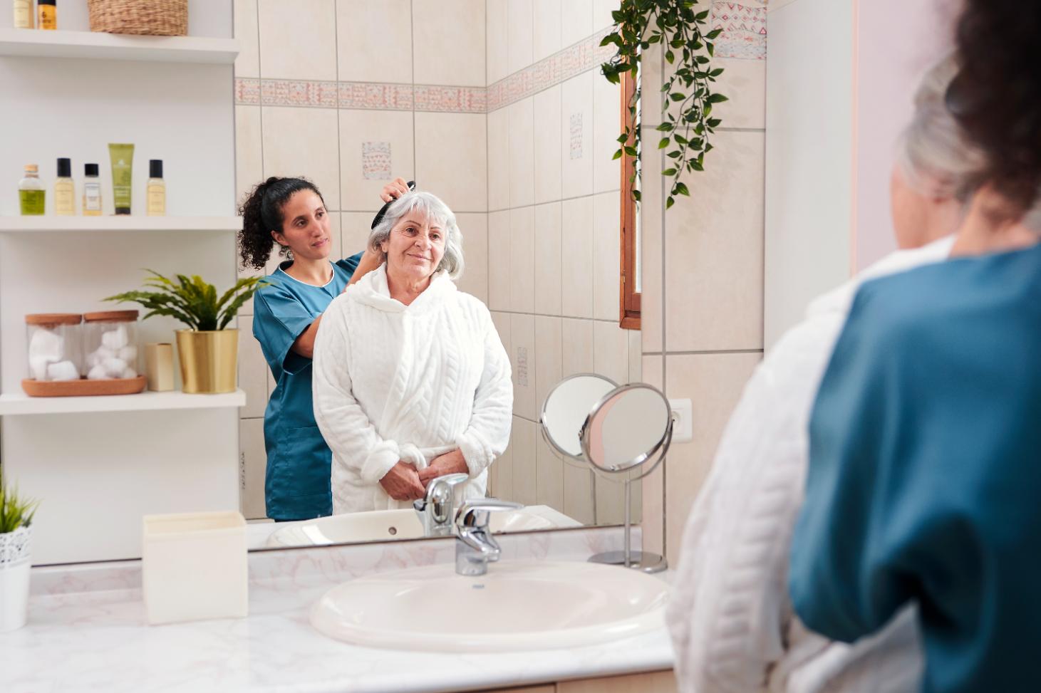 illustration Auxiliaire de vie H/F