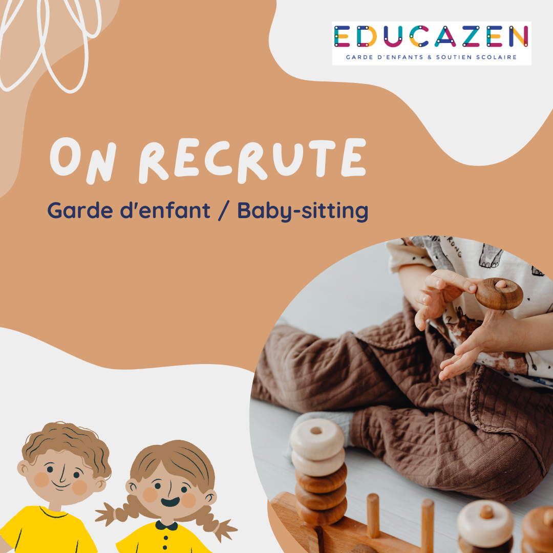 illustration Garde d'enfant à domicile H/F