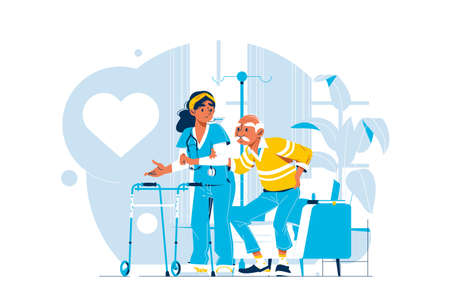 illustration Assistant / Assistante de vie auprès de personnes âgées H/F