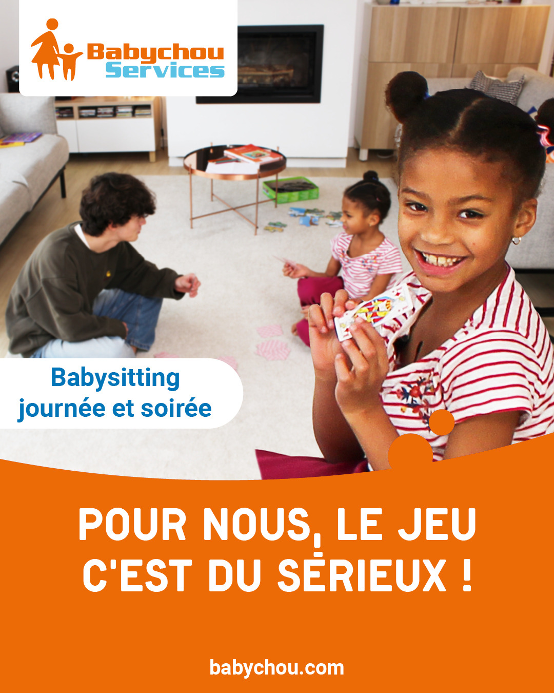illustration Garde d'enfant à domicile en CDI H/F