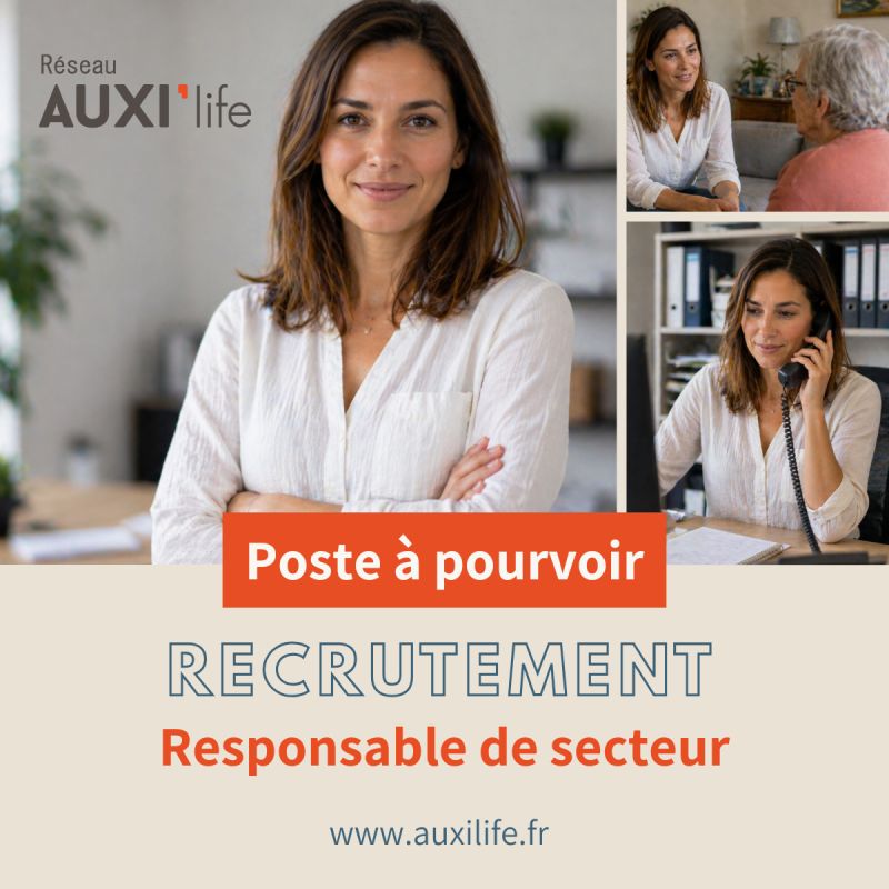 illustration Responsable de secteur d'aide à domicile H/F