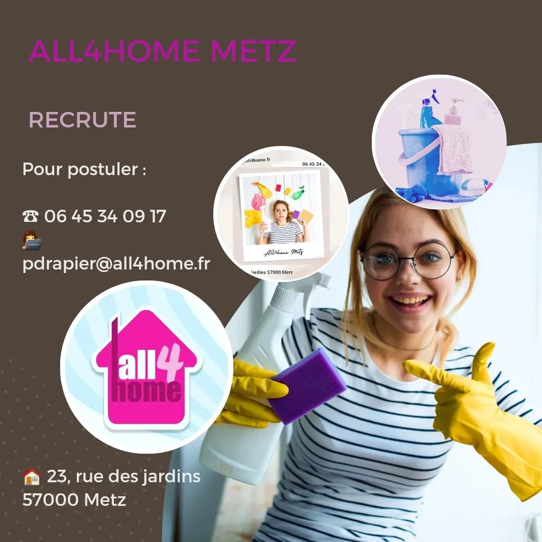 illustration Aide ménager / ménagère à domicile H/F