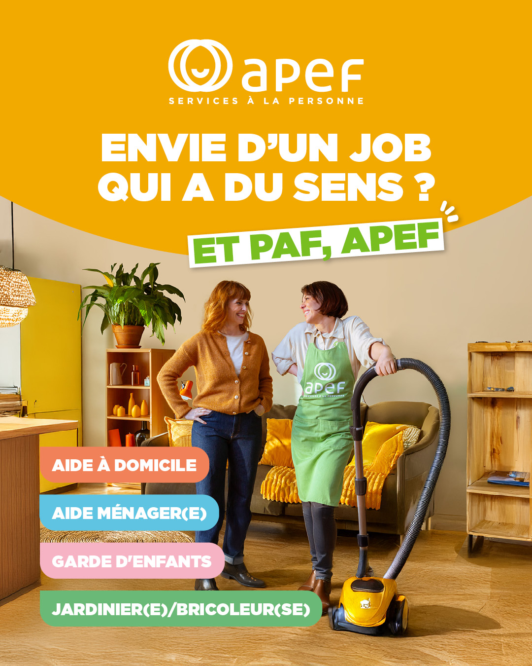 illustration Assistant / Assistante de vie auprès de personnes âgées H/F