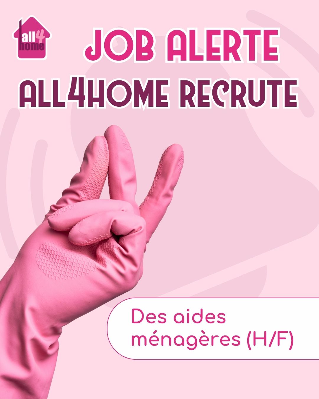 illustration Aide ménager / ménagère à domicile H/F