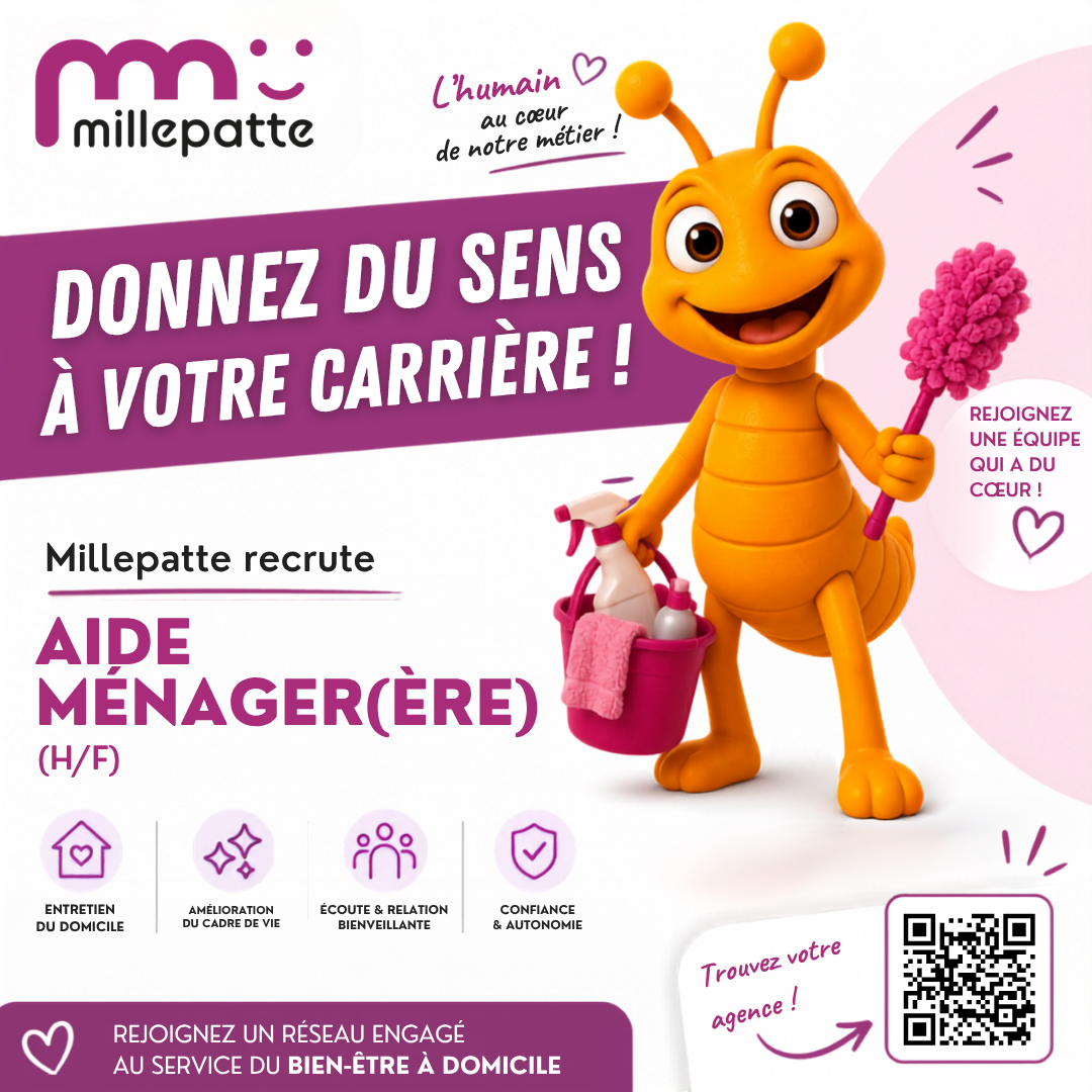 illustration Aide ménager / ménagère à domicile H/F