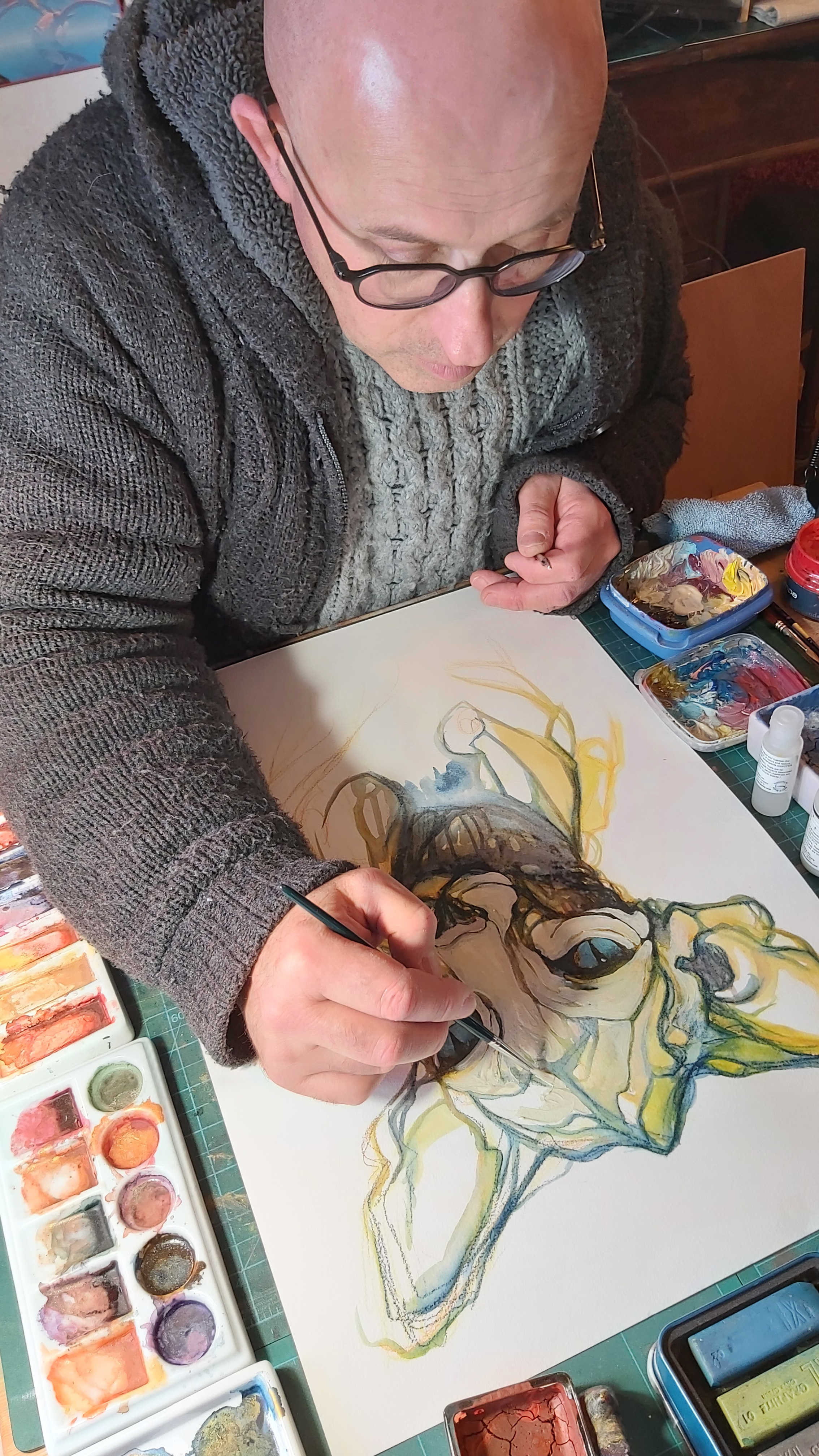 illustration Cours de dessin et peinture