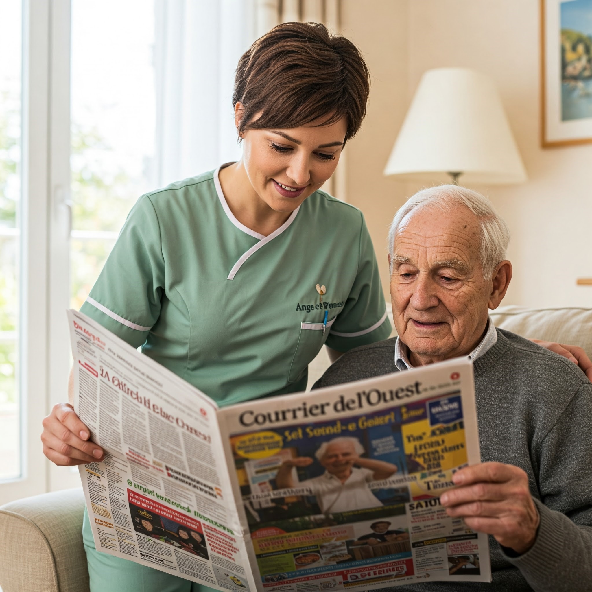 illustration Auxiliaire de vie diplômée, expérimentée et dévouée