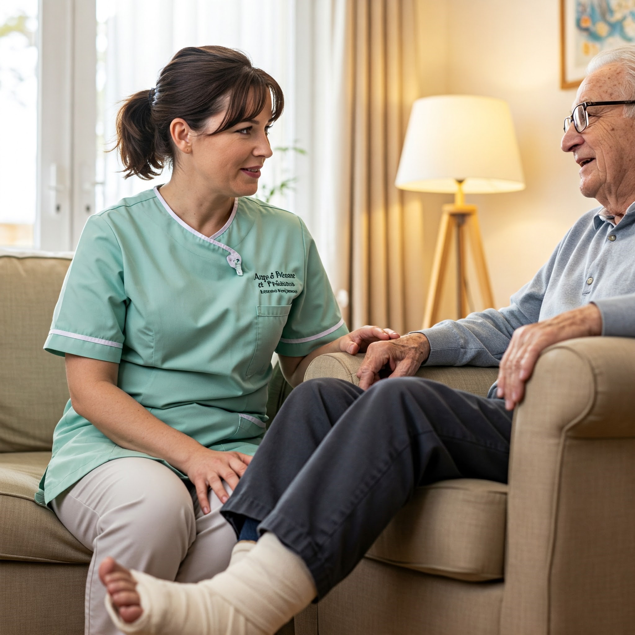 illustration Auxiliaire de vie diplômée, expérimentée et dévouée