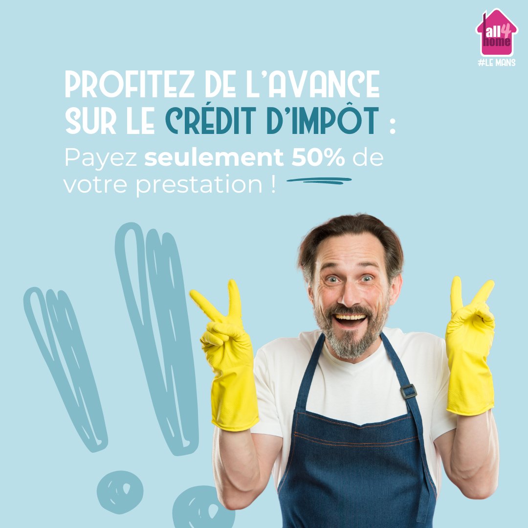 image 1 de l'annonce Ménage à Le Mans (72000) par All4Home Le Mans Sud
