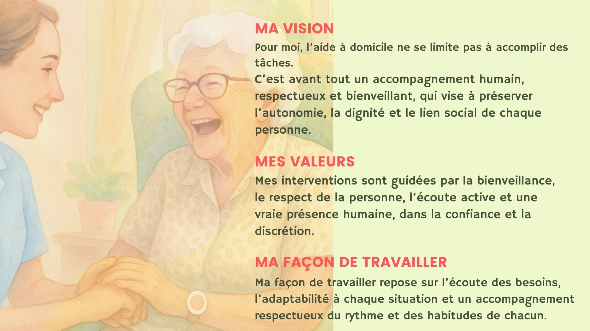 illustration Aide à domicile