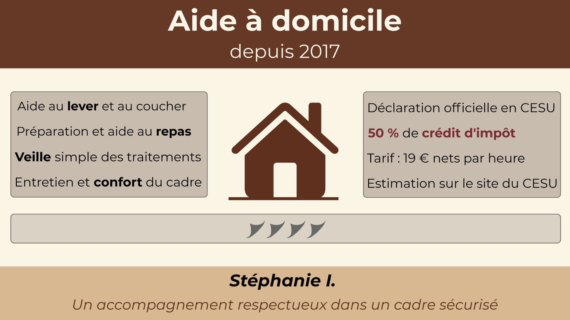 illustration Aide à domicile auprès de personnes en situation de handicap (CESU)