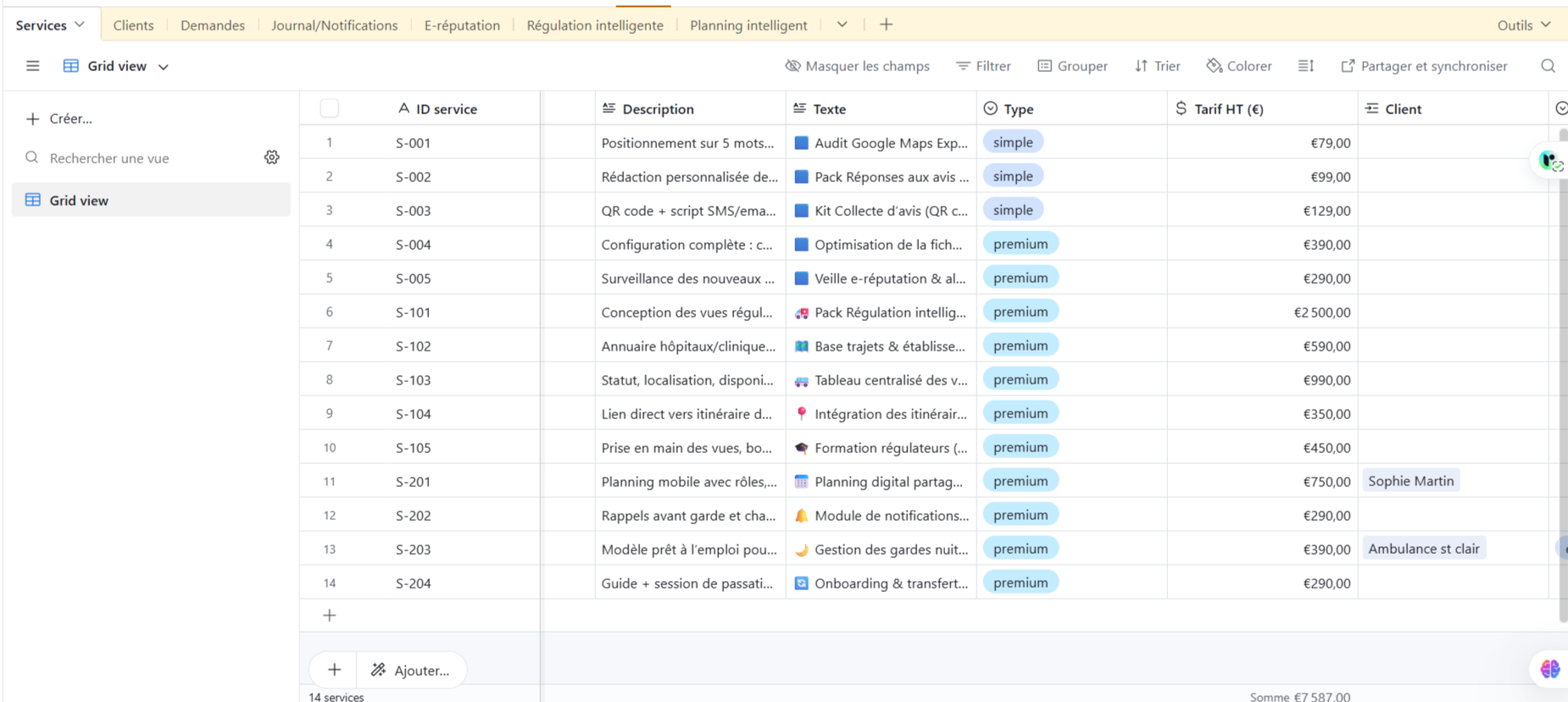 illustration Organisation et automatisation simple de votre activité (planning, suivi, outils)