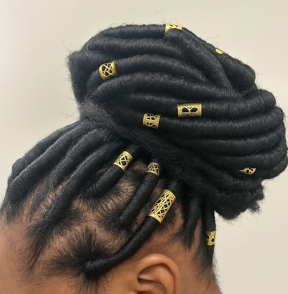 illustration Coiffure afro à domicile