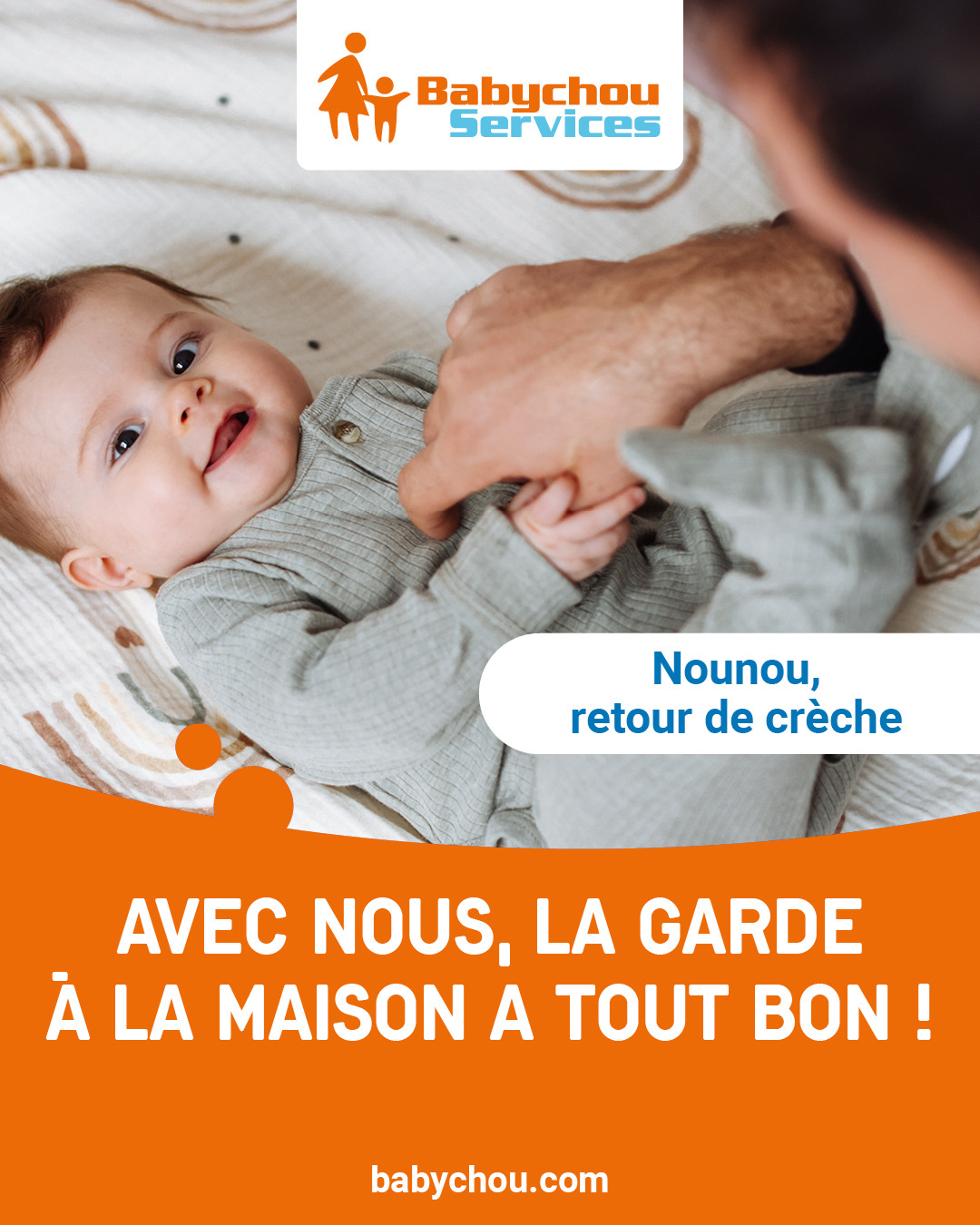 image 2 de l'annonce Garde d'enfants à Rueil-Malmaison (92500) par Babychou Services Rueil Malmaison / Nanterre