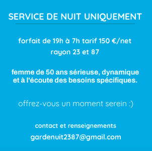 illustration Garde de nuit personnes agées et/ou dépendantes