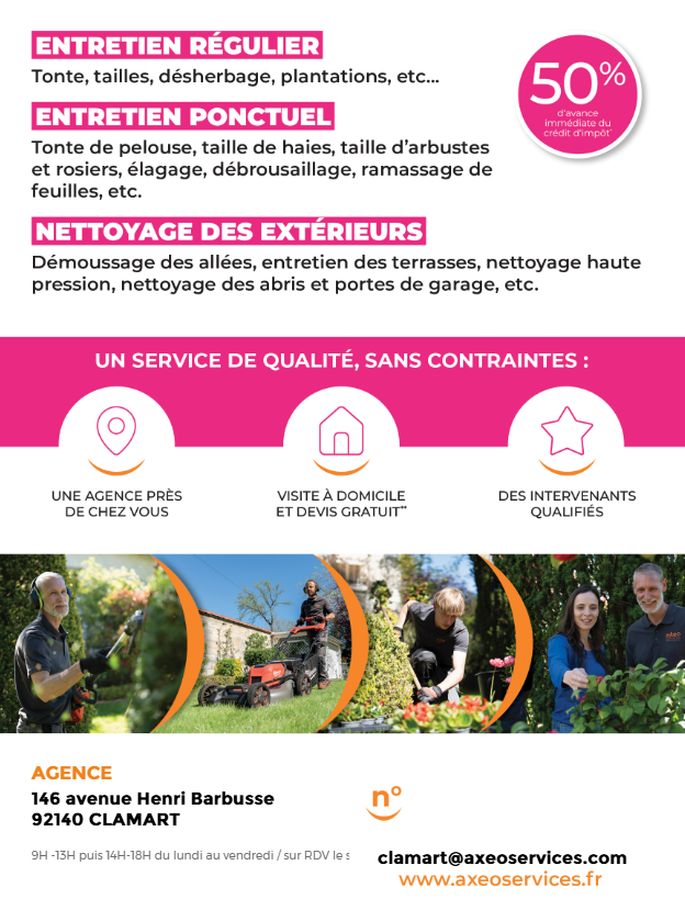 image 2 de l'annonce Jardinage à Clamart (92140) par Axeo Services Clamart