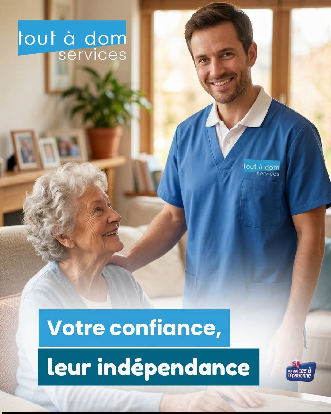 image 3 de l'annonce Aide aux personnes âgées à Mont-Saint-Aignan (76130) par Tout à Dom Services Mont-Saint-Aignan