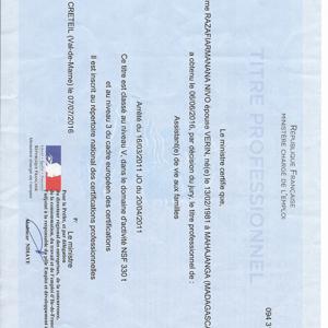 Auxiliaire de vie Nuit samedi et dimanche